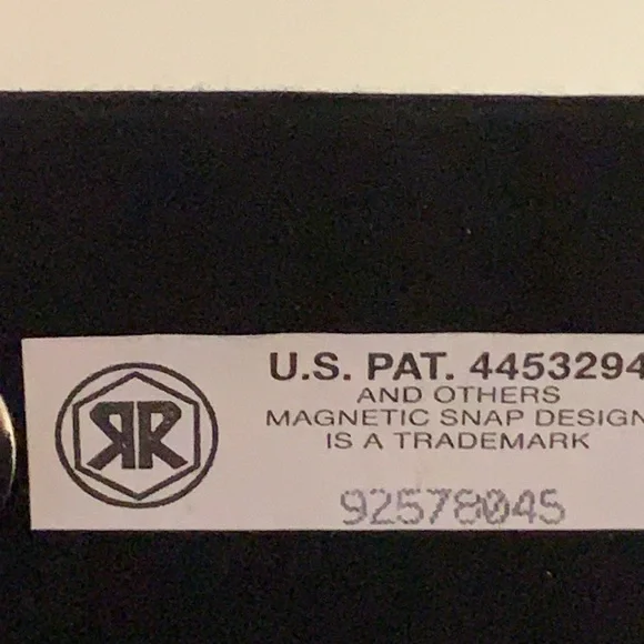 Carolyne Barton Black Evening Bag Handbag with magnetic snap & shoulder strap - Picture 8 of 11